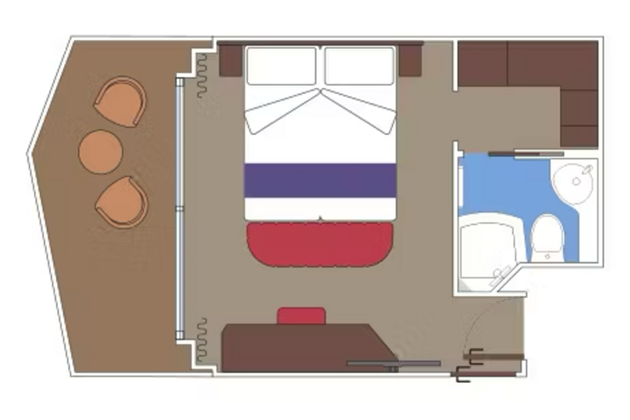 MSC Cruises MSC World Atlantic Deluxe Balcony with Promenade & Ocean View Floor Plan.png